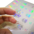 Custom reflective anti-counterfeiting label security transparent 3d hologram stickers